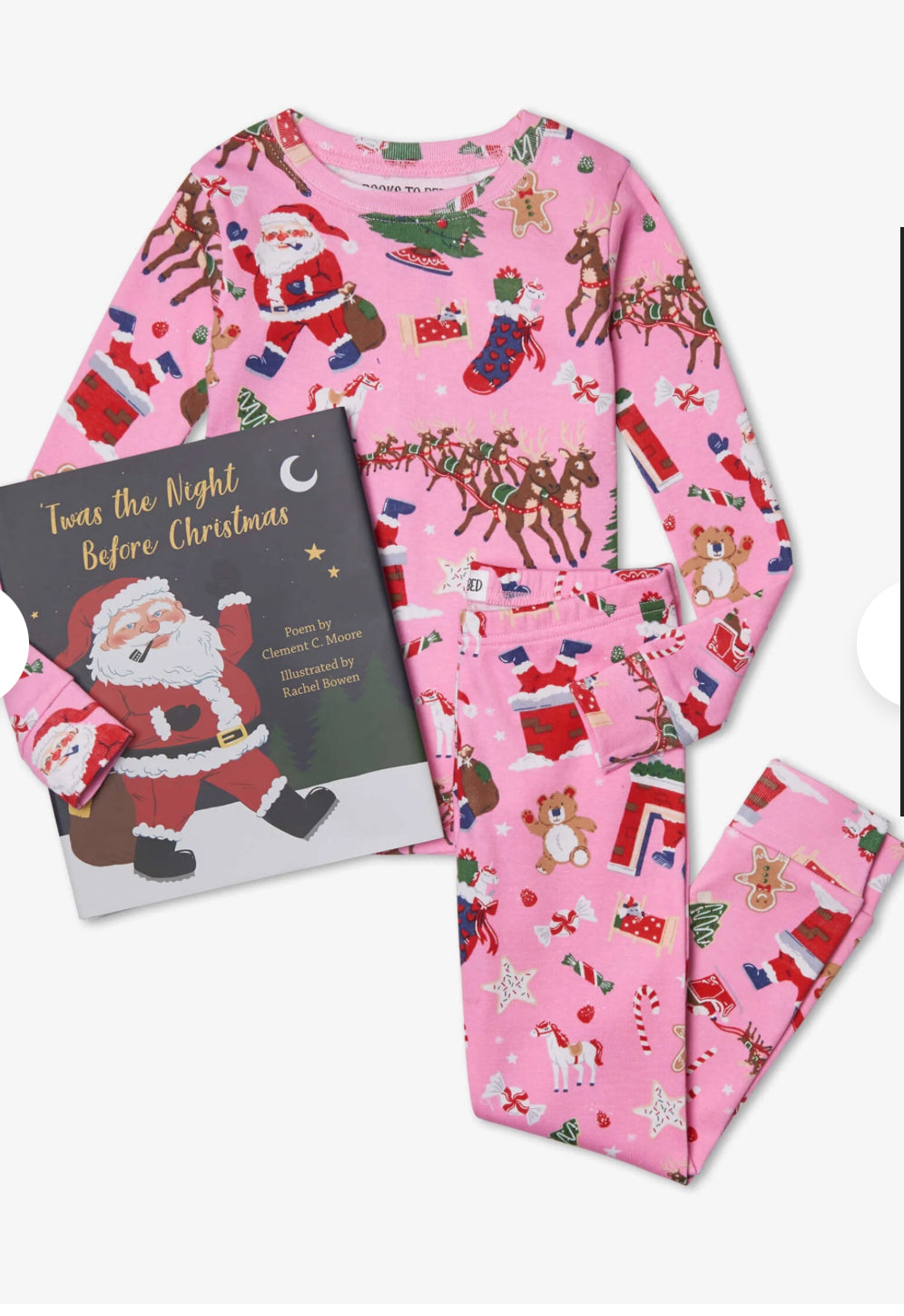 Twas the Night Before Christmas Pink PJ Set