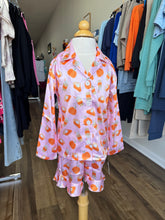 Load image into Gallery viewer, Pumpkin Pie Long Sleeve Satin Short Set
