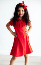 Load image into Gallery viewer, Red Polo Dress
