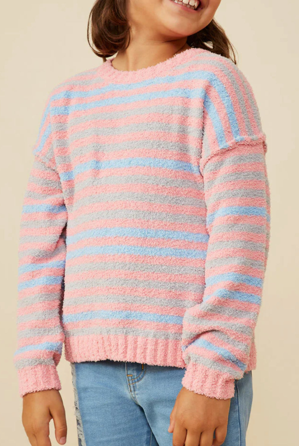 Ultra Soft Multi Stripe Pullover