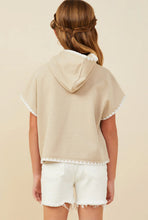 Load image into Gallery viewer, Crochet Hooded Tee
