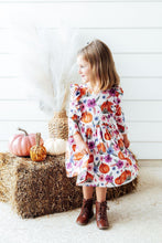 Load image into Gallery viewer, Hey Pumpkin Twirl Dress
