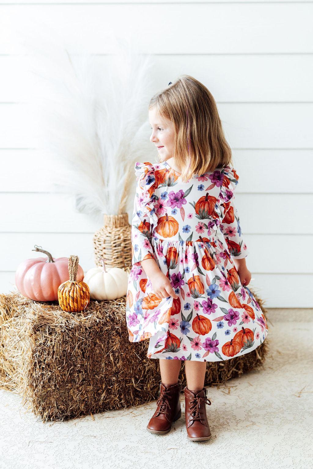 Hey Pumpkin Twirl Dress