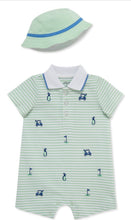 Load image into Gallery viewer, Golf Romper &amp; Hat
