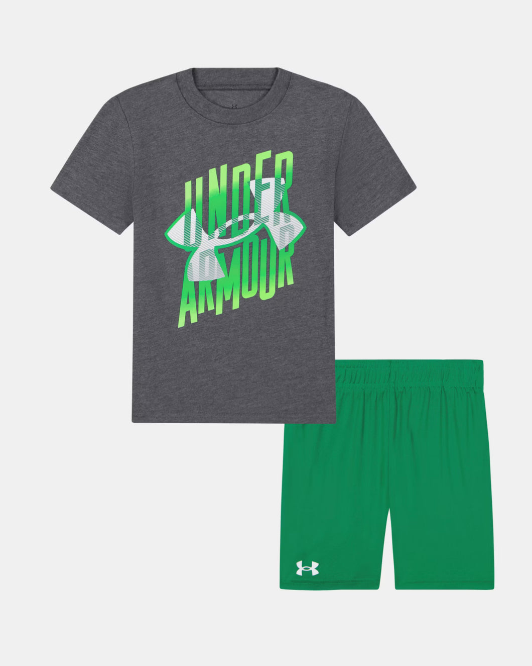 Boys UA Gradient Logo SS Set