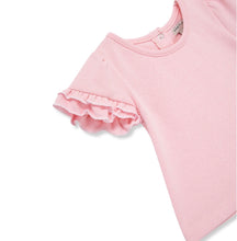 Load image into Gallery viewer, Pink Ruffle Short Set
