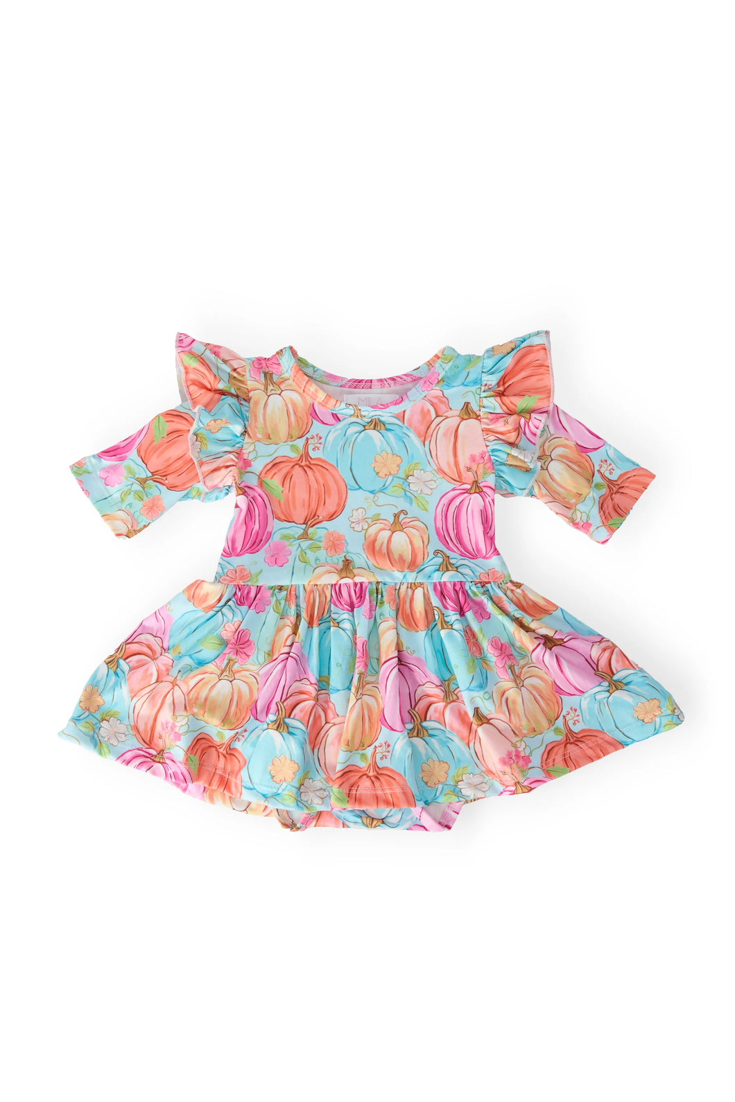 Preppy Pumpkin Flutter Bodysuit