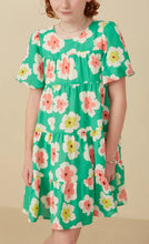 Load image into Gallery viewer, Green Flower Power Dress
