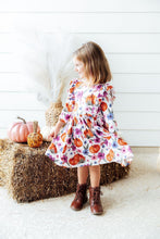 Load image into Gallery viewer, Hey Pumpkin Twirl Dress

