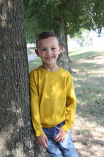 Load image into Gallery viewer, Basic Gold Cotton Sweater
