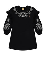 Load image into Gallery viewer, Embroidered Sweatshirt Dress
