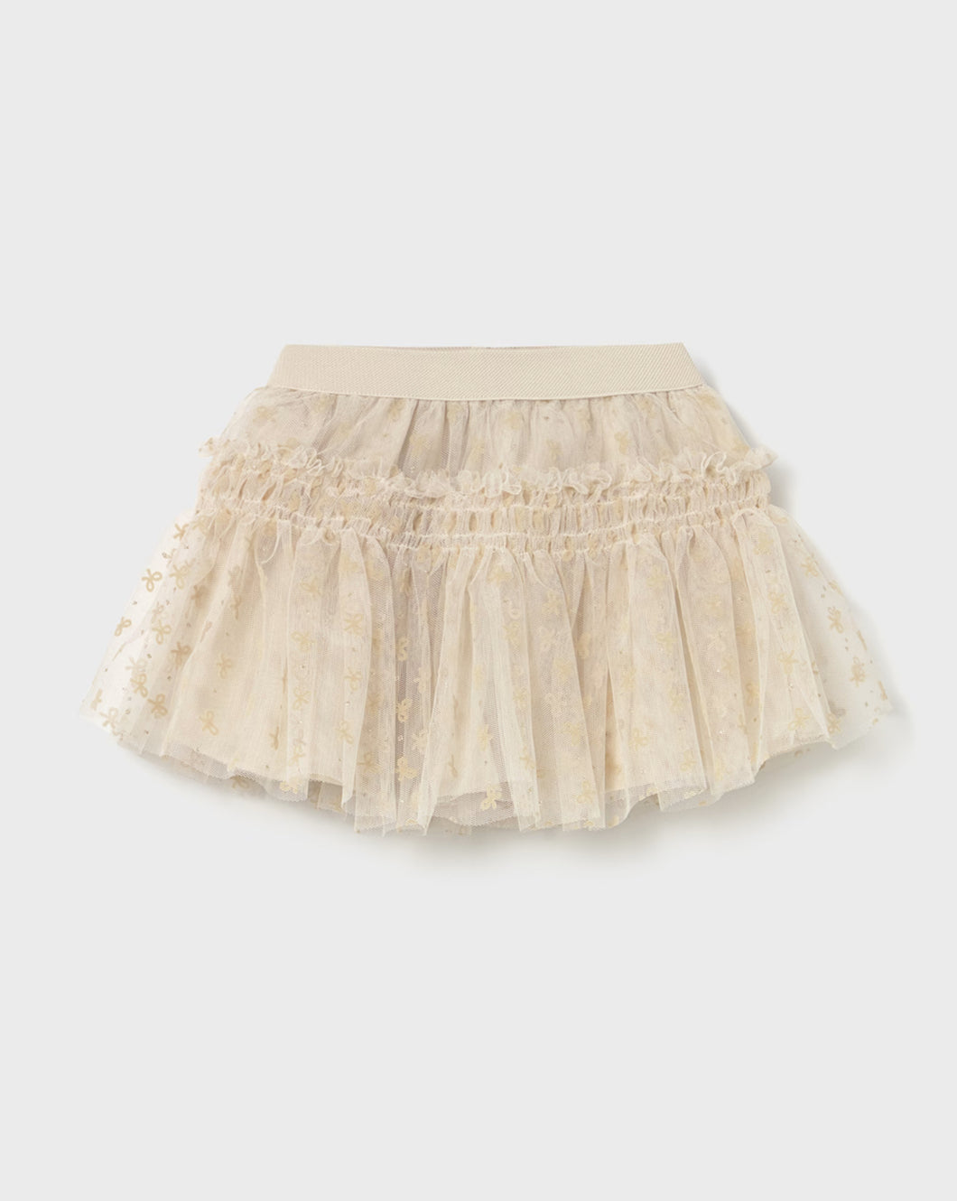 Almond Tulle Skirt