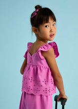 Load image into Gallery viewer, Orchid Eyelet Pant Set
