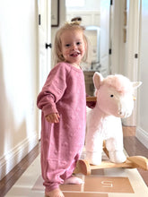 Load image into Gallery viewer, I Heart U Fleece Jumpsuit
