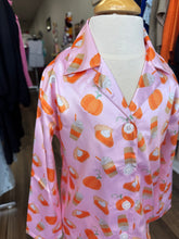Load image into Gallery viewer, Pumpkin Pie Long Sleeve Satin Short Set
