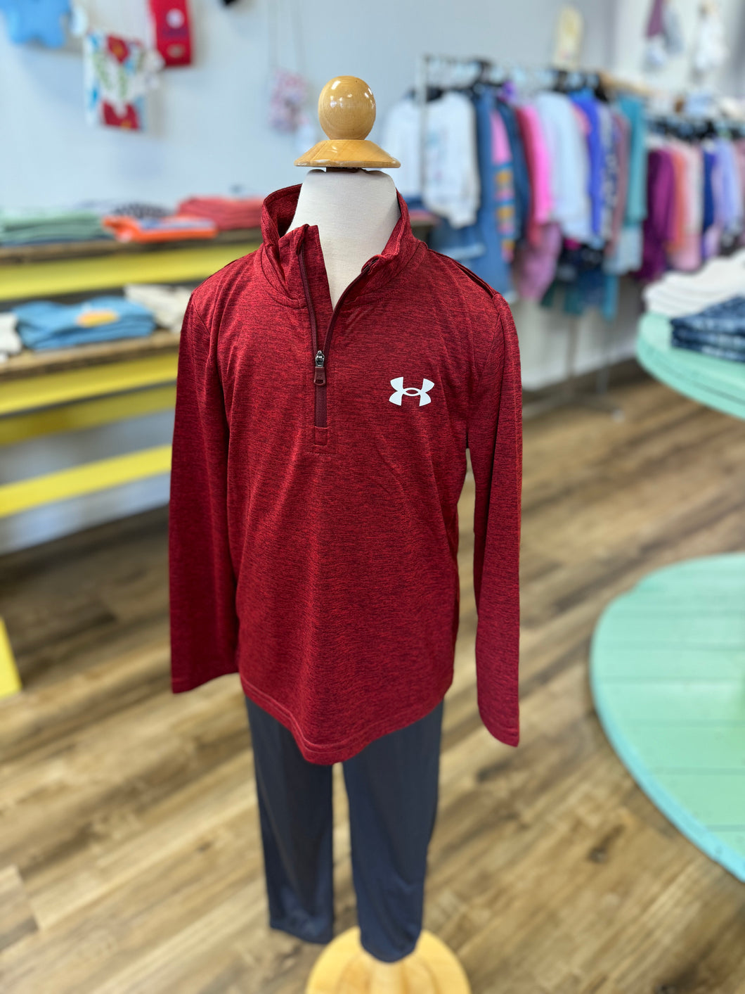 Boys UA Wordmark 1/4 Zip Set