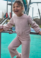 Load image into Gallery viewer, Blush Ribbed Tracksuit
