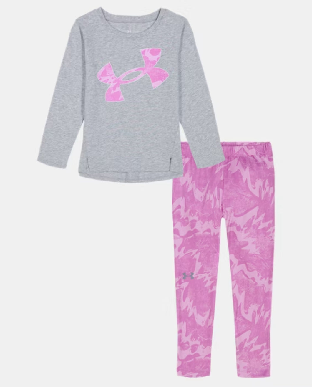 Girls UA Purple Tunic Legging Set