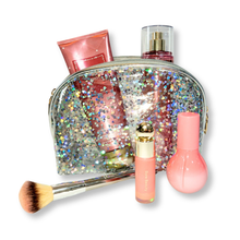 Load image into Gallery viewer, Medium Glitter Cosmetic Bag
