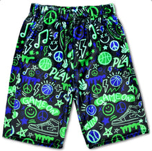 Load image into Gallery viewer, Corey Graffiti Plush Short
