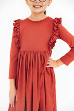 Load image into Gallery viewer, Pumpkin Spice Twirl Dress
