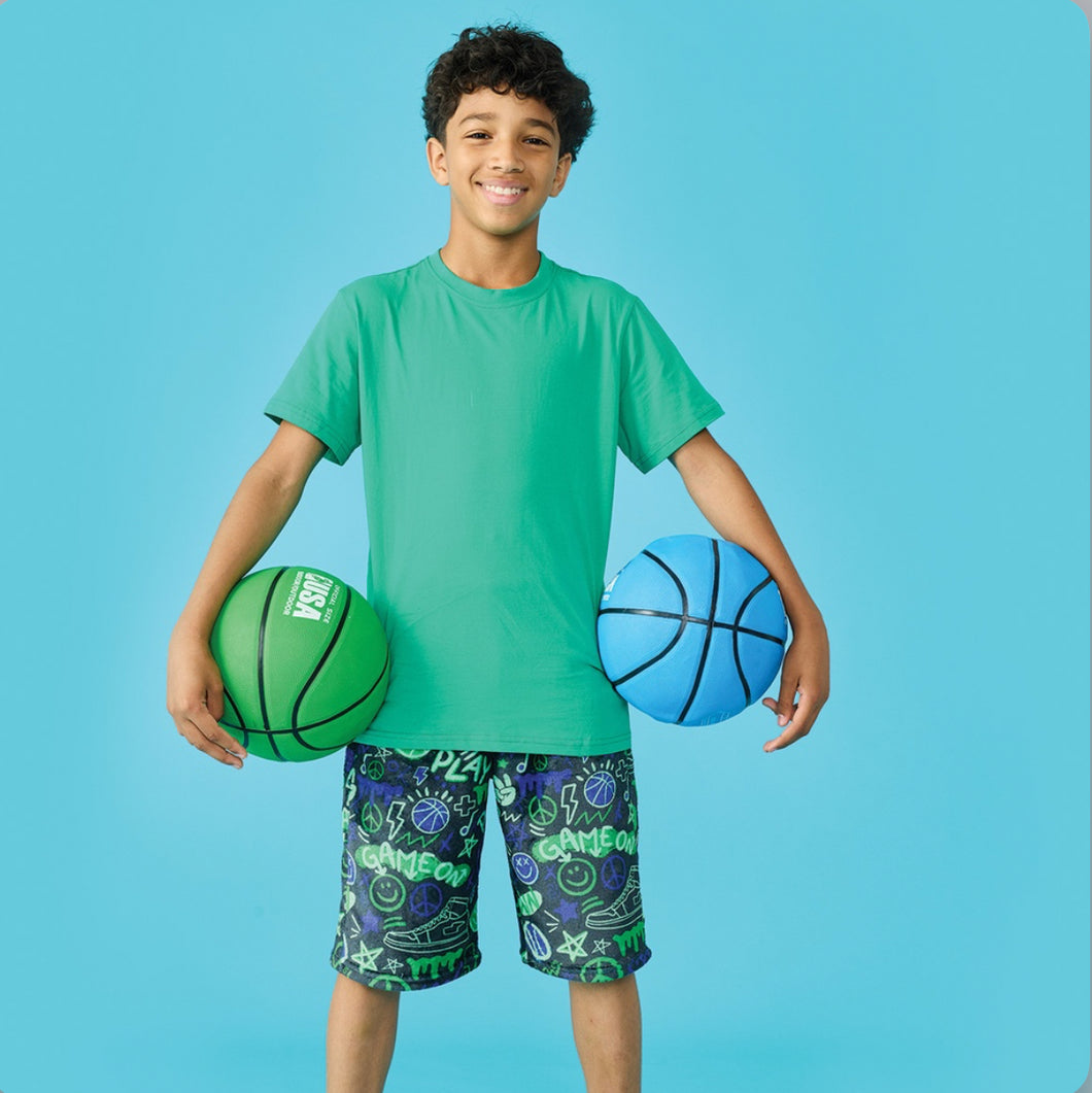 Corey Graffiti Plush Short
