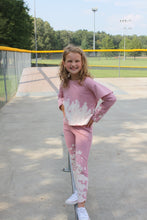 Load image into Gallery viewer, Mauve Bleached Jogger
