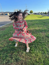Load image into Gallery viewer, Bouquet Floral Peter Pan Dress
