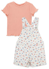 Load image into Gallery viewer, Multi Floral Shortall Set
