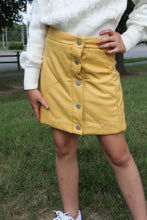 Load image into Gallery viewer, Yellow Quilted Skirt
