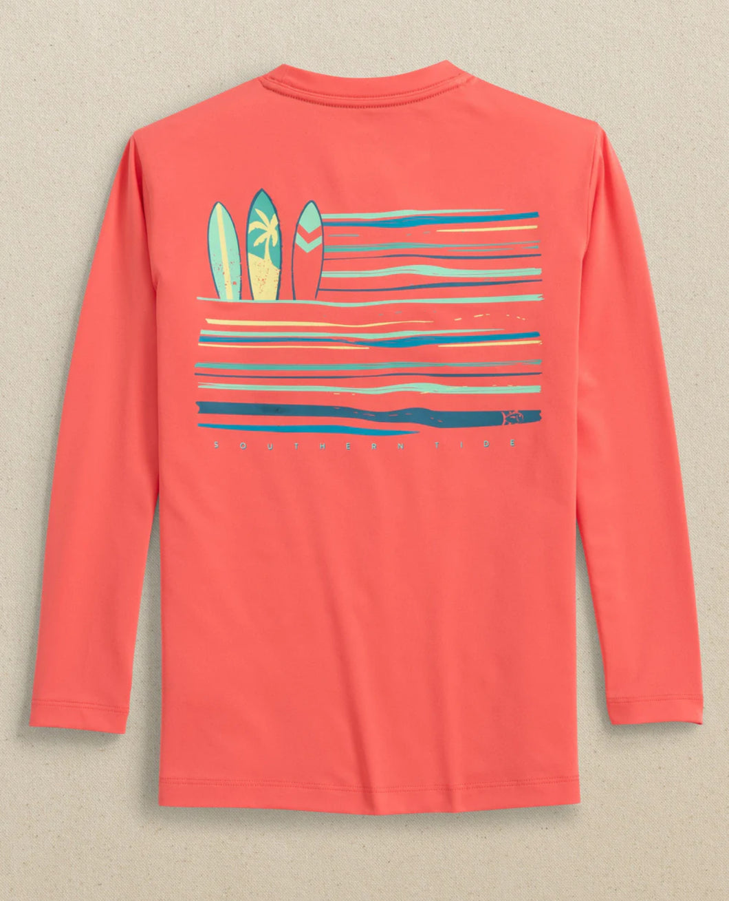 LS Surfing Stripes Perf Tee