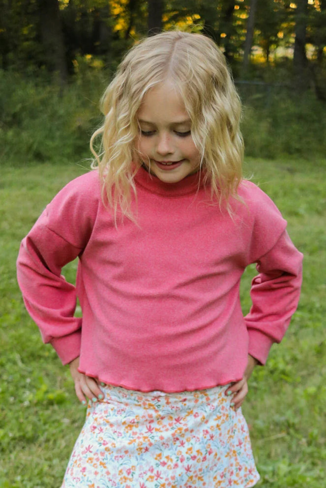 Sunset Red Crew Sweatshirt
