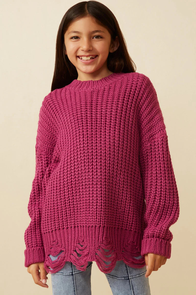 Magenta Chunky Sweater