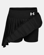 Load image into Gallery viewer, Girls UA Black Pleated Skort 05R
