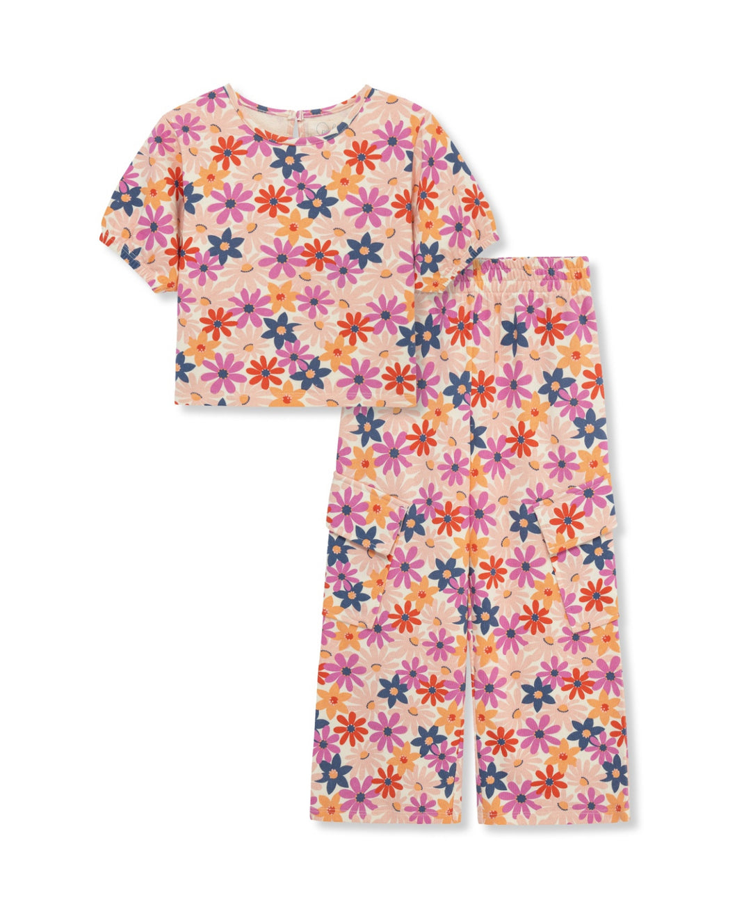 Daisies Cargo Pant Set