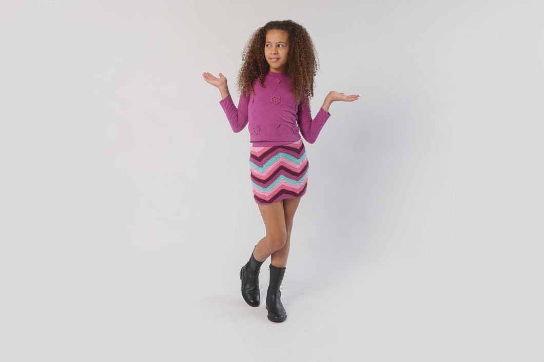 Mini Crochet Skirt