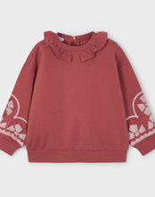 Load image into Gallery viewer, Ruffle Collar Sweatshirt
