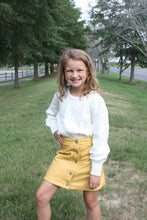 Load image into Gallery viewer, Yellow Quilted Skirt
