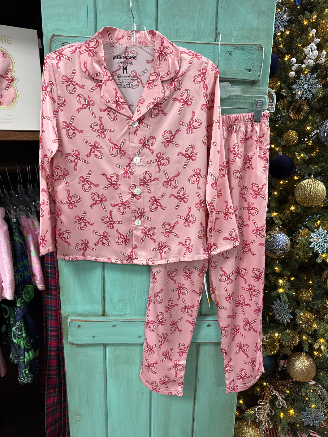 Christmas Candy Satin PJs