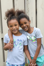 Load image into Gallery viewer, Girls UA Printed Woven Short Set
