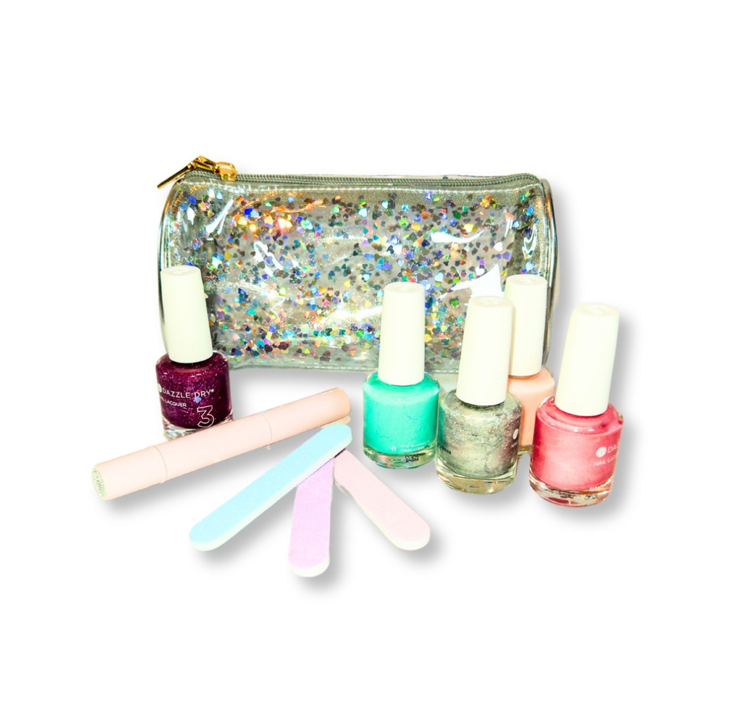 Small Glitter Cosmetic Bag