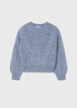 Load image into Gallery viewer, Indigo Cable Knit Sweater
