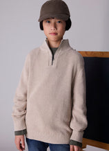 Load image into Gallery viewer, Heathered Khaki Quarter Zip
