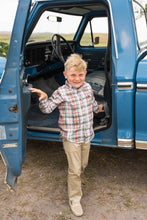 Load image into Gallery viewer, Carter Creme Plaid
