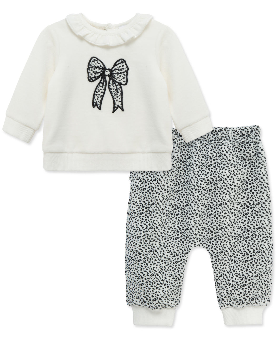 Bow Velour Set