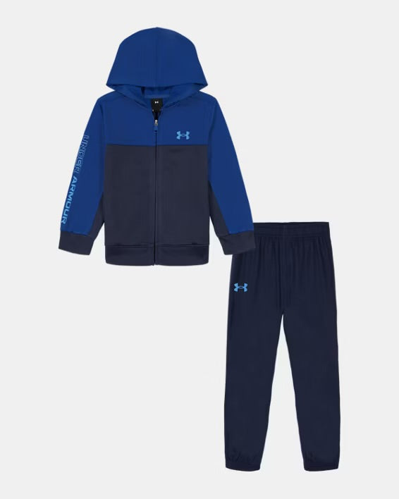 Boys UA Block Zip Hoodie Set