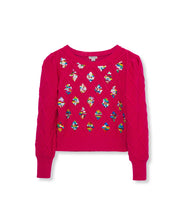 Load image into Gallery viewer, Fuchsia Sweater with Sequins
