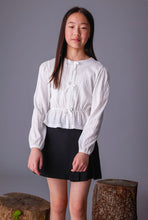 Load image into Gallery viewer, Cream Bow Front Top
