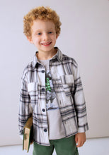 Load image into Gallery viewer, Gray Plaid Overshirt
