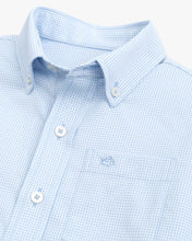 Load image into Gallery viewer, Tide Blue Mini Gingham
